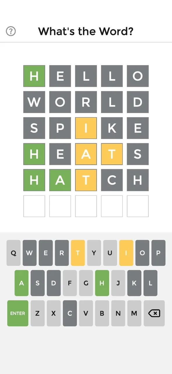 What's the Word? Logic Game | Permainan | XWorld