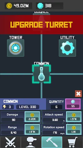 Idle Turret Tower Defense | Permainan | XWorld