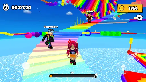 Rainbow Race: Obby Dash | Игры | XWorld