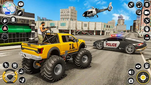 Gangster City Monster Truck 3D | Games | XWorld