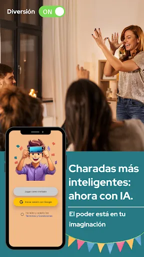 Charadas IA - Mímica & Palabra | juego | XWorld