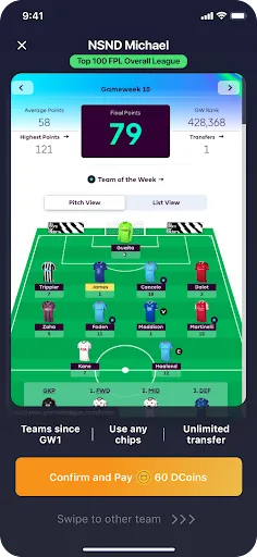 dFantasy for FPL | Games | XWorld