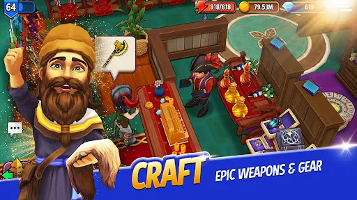 Shop Titans: Crafting Tycoon | 游戏 | XWorld