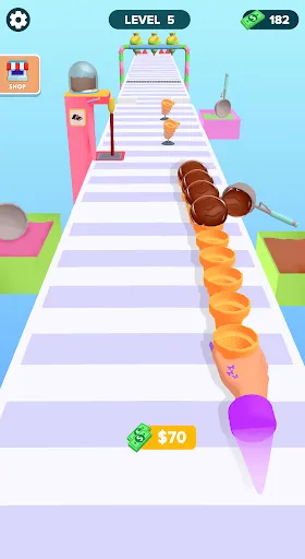 Ice Cream Stack Runner Games | juego | XWorld