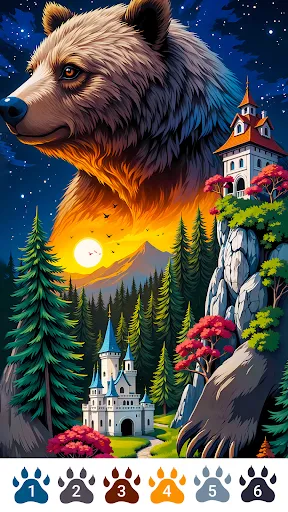 Дикая Природа-Рисуй по Цифрам | Игры | XWorld