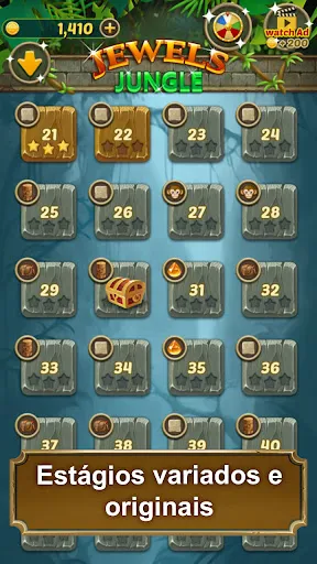 Jewels Jungle : Match 3 Puzzle | Jogos | XWorld