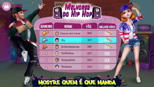 Batalha Hip Hop: Elas x Eles | Jogos | XWorld