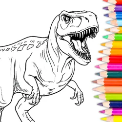 XWorld | Juegos de pintar dinosaurios