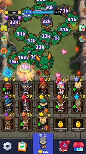 Merge Heroes: Number Snake | Permainan | XWorld