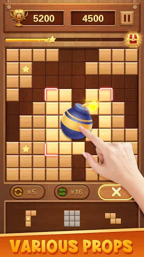 Block Puzzle Wood Blast | Permainan | XWorld