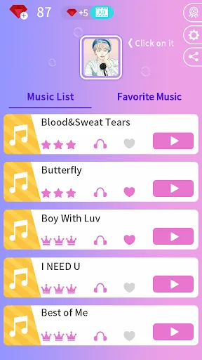 Kpop Music Game - BTS Tiles | เกม | XWorld