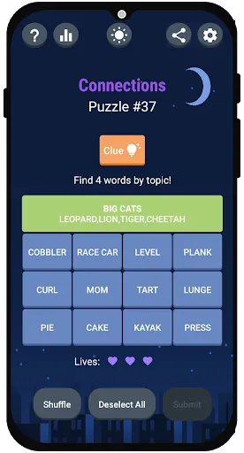 Connections: Group words | Games | XWorld