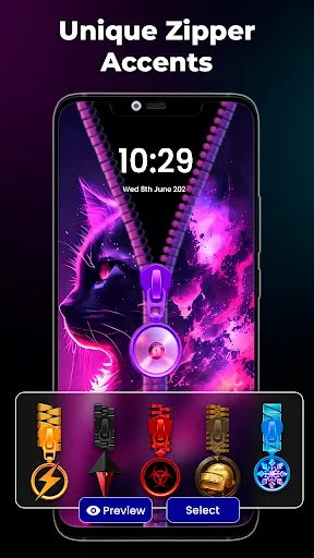 Màn hình Khoá Dây Kéo Zip Lock | Games | XWorld