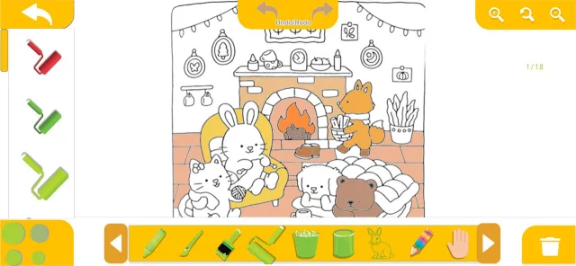 Fuzzy Hygge Coloring Book | Games | XWorld