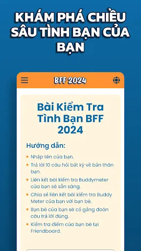 Bài Kiểm Tra Tình Bạn BFF | Games | XWorld