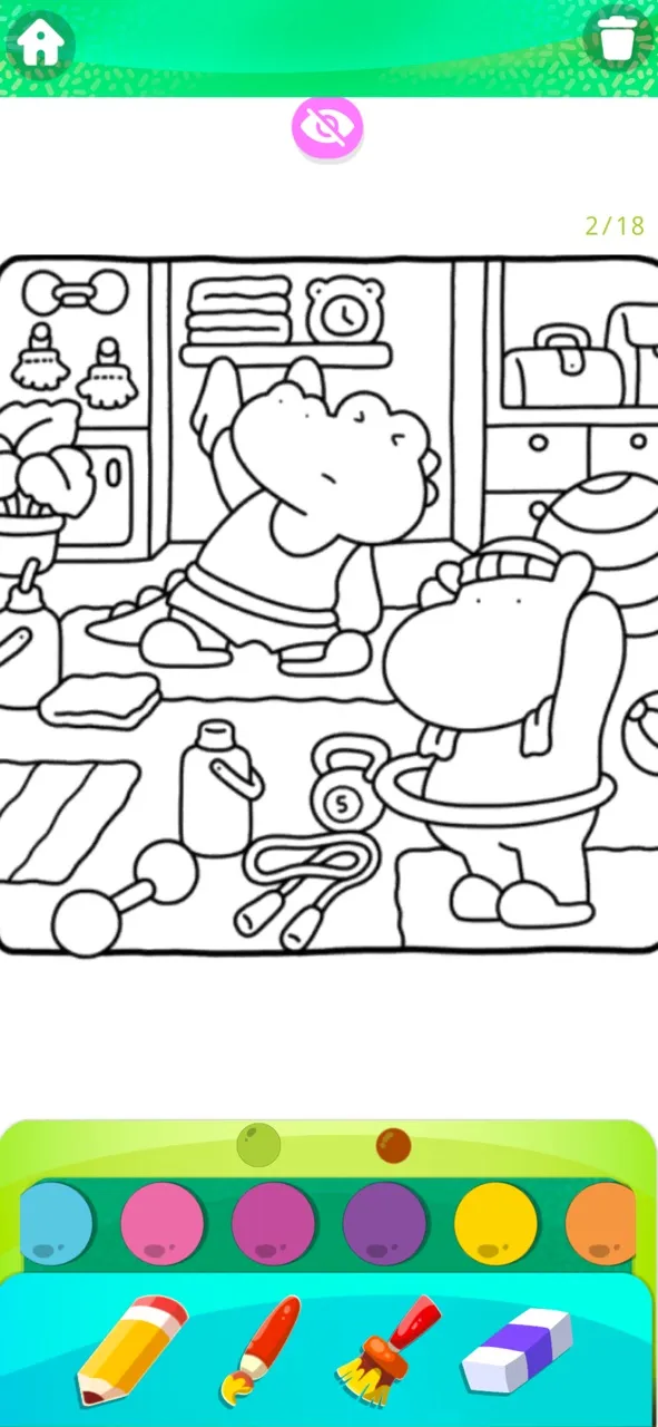 Comfy Day Relax Coloring Book | Permainan | XWorld