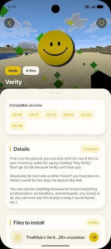 Verity Mod for Minecraft PE | Games | XWorld