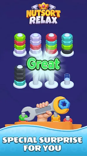 Nut Sort Relax | Permainan | XWorld