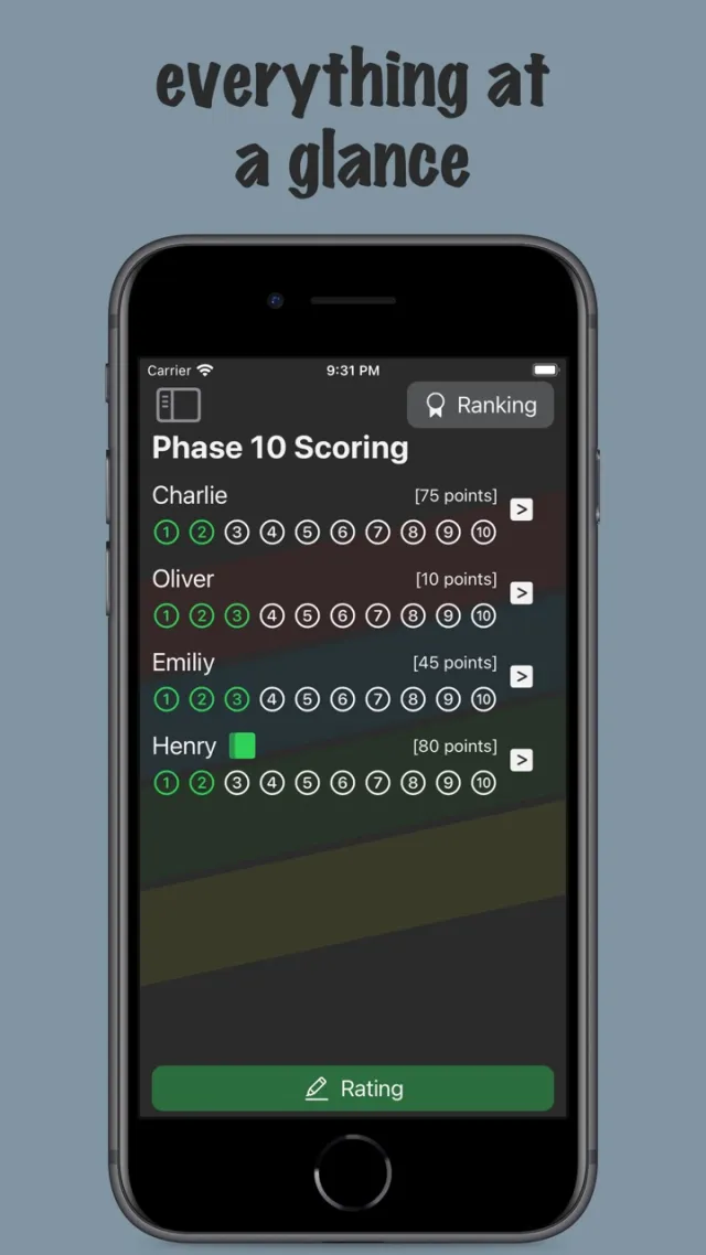 Phase 10 Scoring | 游戏 | XWorld
