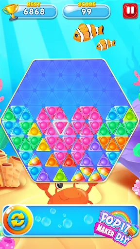 Pop It 3D Fidget Toy Maker | Permainan | XWorld