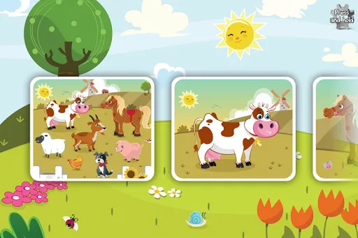 Animal Jigsaw Puzzle Toddlers | Games | XWorld