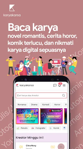 KaryaKarsa: Baca & Buat Cerita | Permainan | XWorld