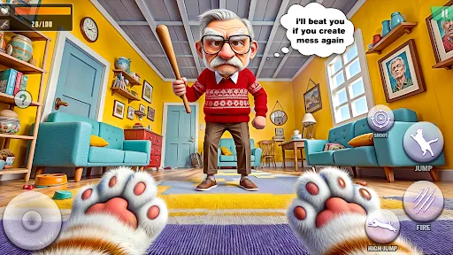 Bad Cat VS Grandpa Prank Game | Games | XWorld