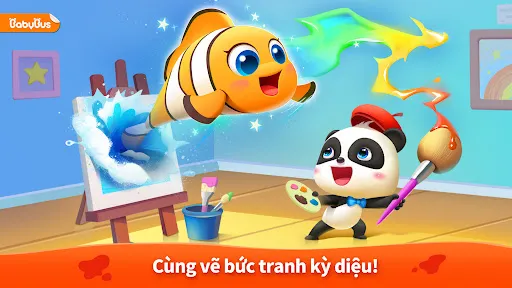 Tô Màu Trẻ Em Gấu Trúc Nhỏ | Games | XWorld