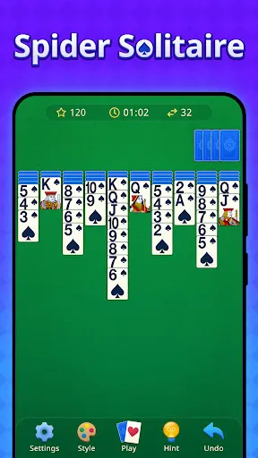 Classic Card: Spider Solitaire | Игры | XWorld