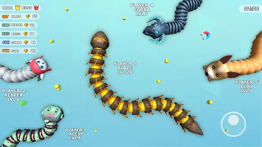 Worms Clash - Snake Games | juego | XWorld