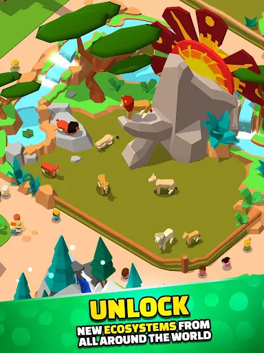 Idle Zoo Tycoon 3D - Animal Pa | Permainan | XWorld