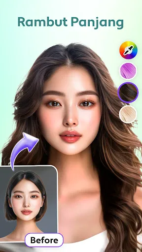 Edit Rambut Panjang, Hair AI | Permainan | XWorld