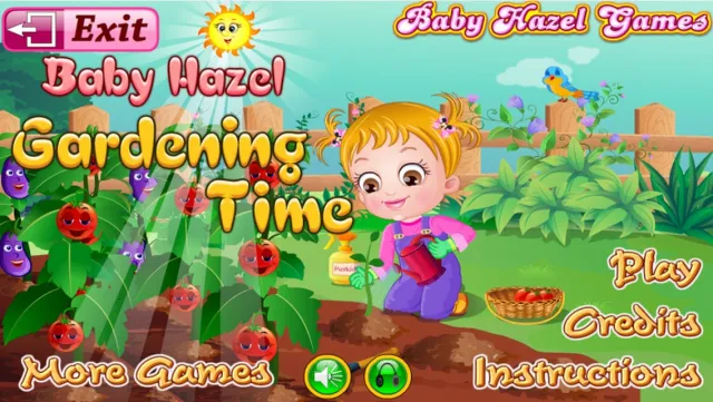 Baby Hazel Gardening Time Game | Permainan | XWorld