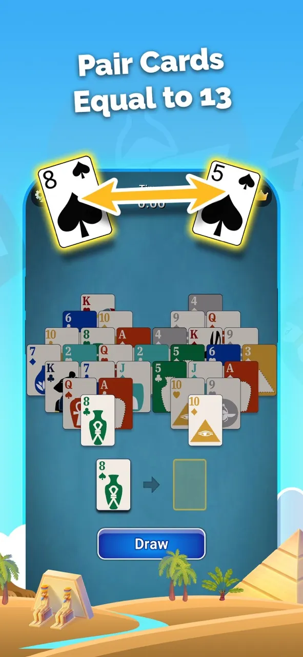 Pyramid Solitaire - Card Games | 游戏 | XWorld