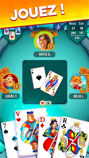 Belote & Coinche, jeu en ligne | Игры | XWorld