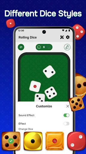 Dice Roller - Random Generator | Permainan | XWorld Dice Roller - Random Generator | Permainan | XWorld