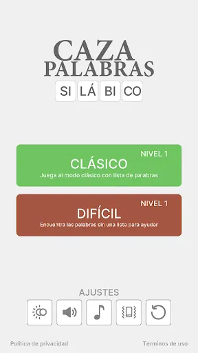 Caza Palabras Silábico | juego | XWorld