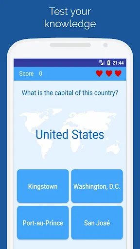 Capitals of the countries Quiz | Games | XWorld