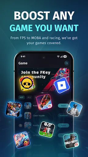 FKey: Boost Game & Reduce Ping | Games | XWorld