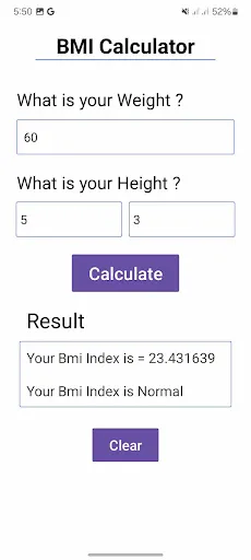 BMI Calculator | Jogos | XWorld