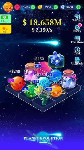 Planet evolution:idle merge | Permainan | XWorld