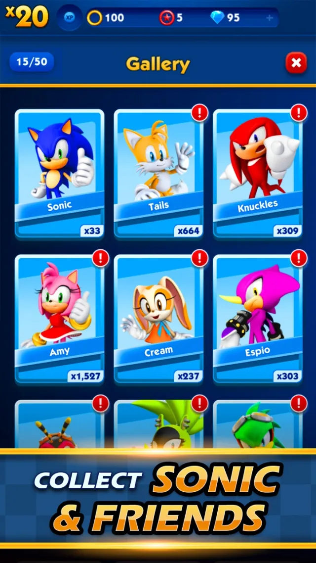 Sonic Dash - Permainan berlari | Permainan | XWorld