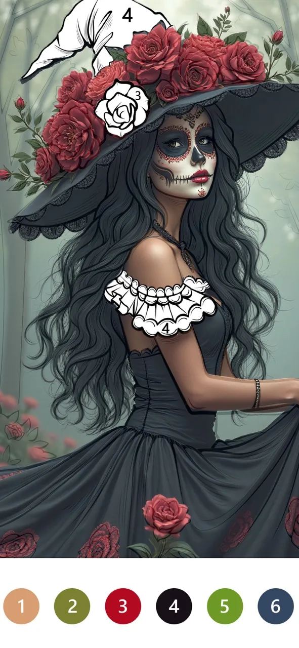 Macabre Color Paint By Number | Games | XWorld