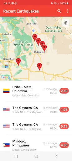 My Earthquake Alerts - Map | Games | XWorld