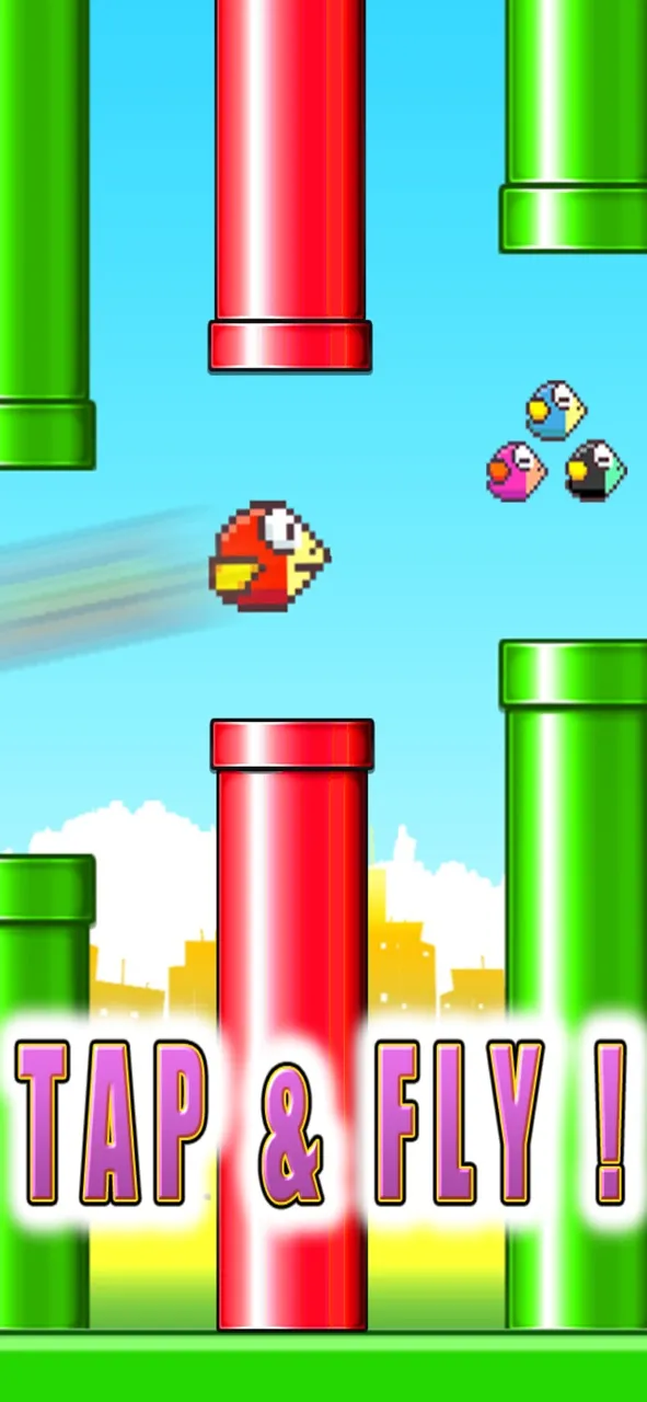 Jumpy Red Bird - Tube Hopper | Игры | XWorld