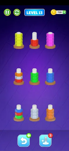 Nuts & Bolt: Color Sort | 游戏 | XWorld Nuts & Bolt: Color Sort | 游戏 | XWorld