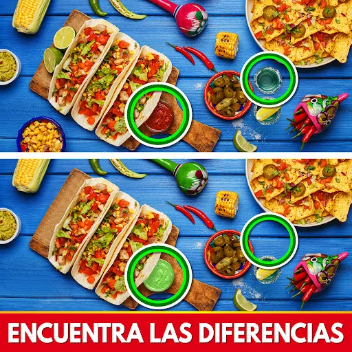 Encuentra las Diferencias | juego | XWorld