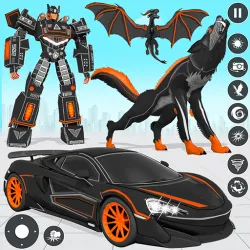 XWorld | Wolf Robot Car Transform Game