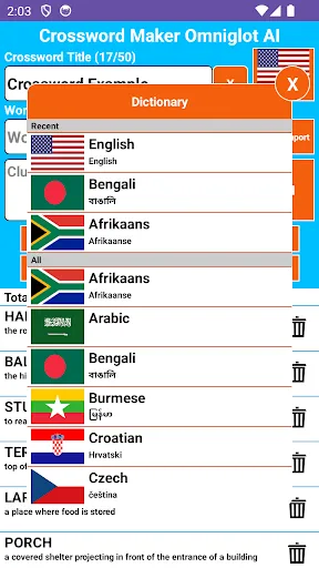 ผู้สร้าง Crossword Omniglot | เกม | XWorld