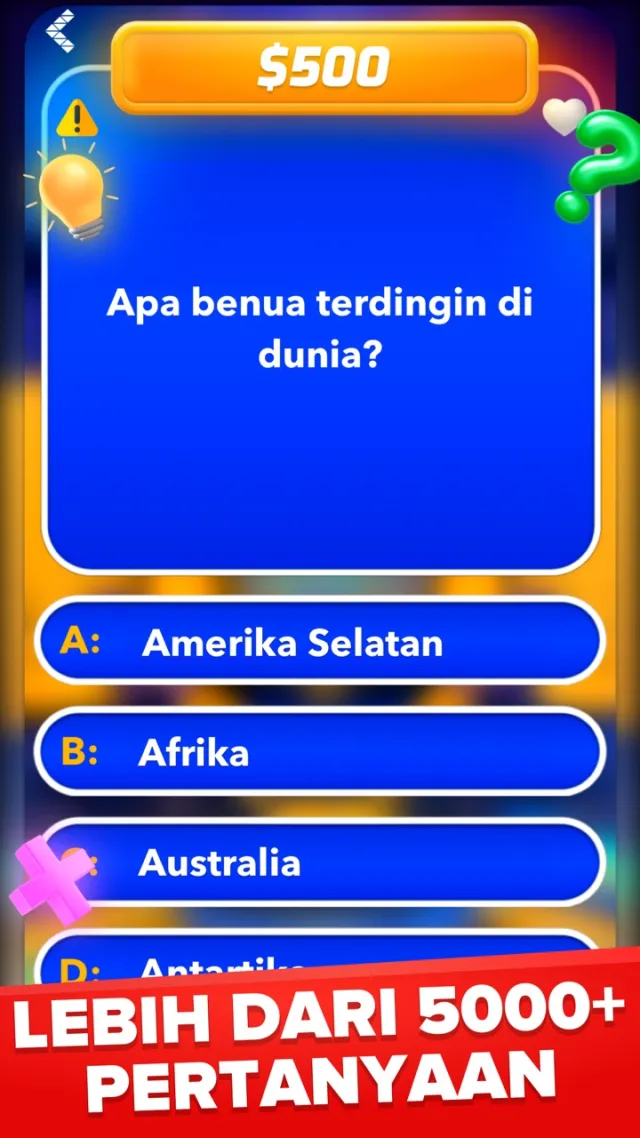 Millionaire: Kuis Game Trivia | Permainan | XWorld